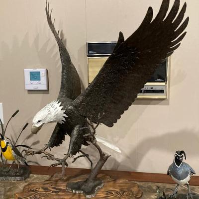 Flying Eagle Metal Art by Arlo Bray