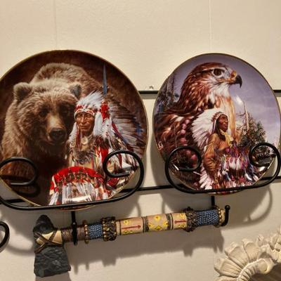 Danbury Mint Native American Plates