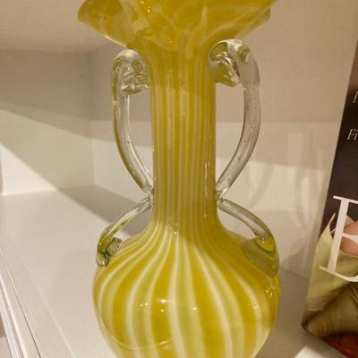 Yellow Art Glass