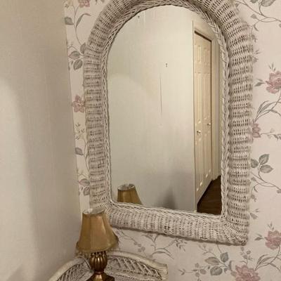 Sale Photo Thumbnail #181: Wicker Mirror
