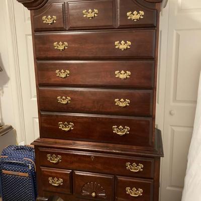 American Drew Queen Anne Highboy 