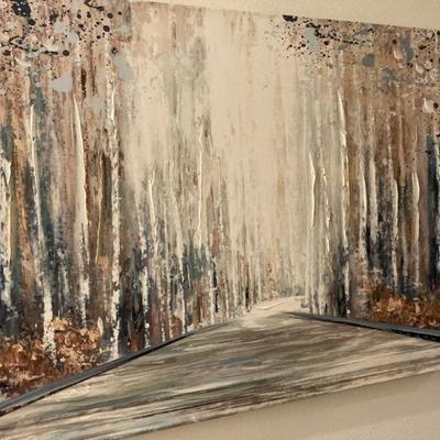 Embellished Wall Art on Canvas