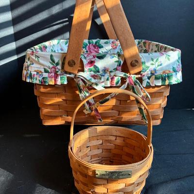 Two Longaberger Baskets