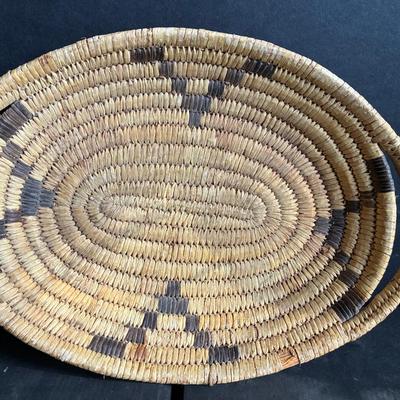 Vintage Tohono O’odham Indian Basket Tray