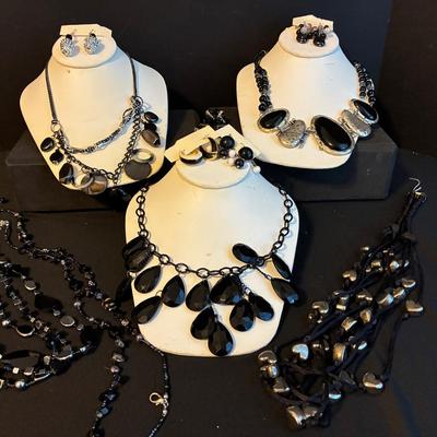 Black Jewelry Lot