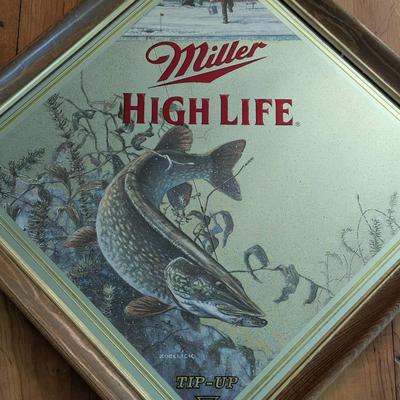 Miller High Life "Tip Up" Mirror 