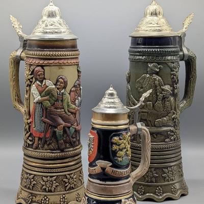 German Musical Steins