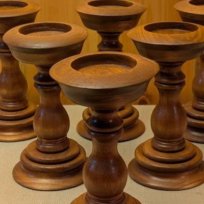 Pedestal Candle Holder Sextet