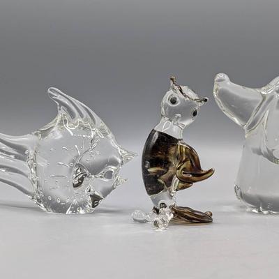 Art Glass Figurines 