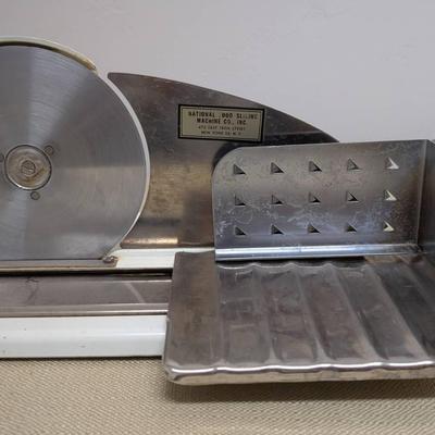 Hand Crank National Meat Slicer