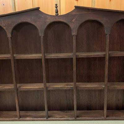 Wood Curio Shelf
