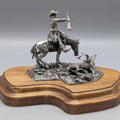 Hy Levens Pewter "Edge of the Herd" Sculpture