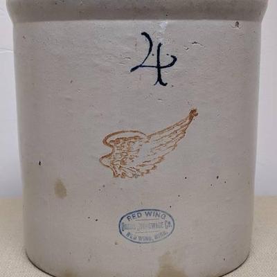 Antique Red Wing Crock