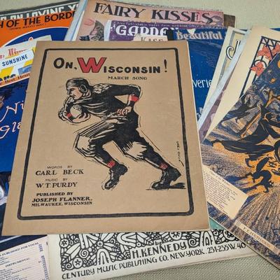 1900's to 1940's Sheet Music