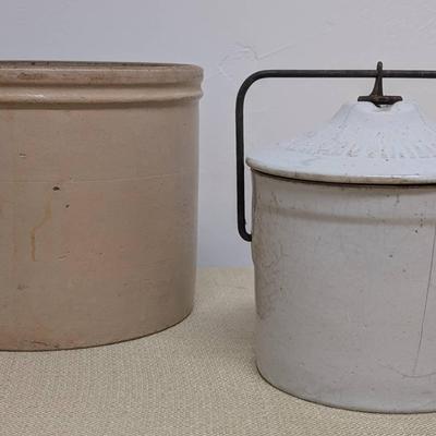 Red Wing and Western Stoneware Crocks