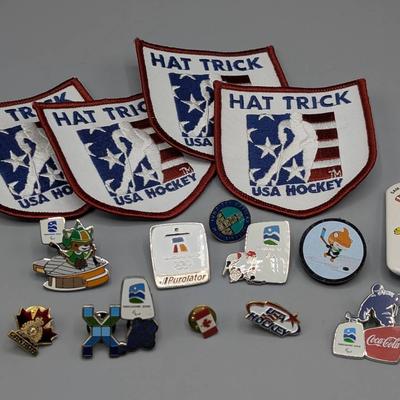 Olympic Hockey Patches and Pins