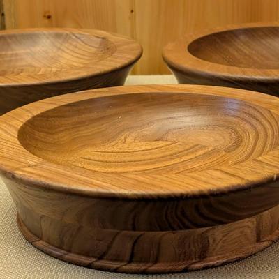 Hand Turned Wood Bread Bowls