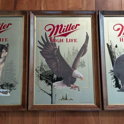 Miller High Life Wildlife Series Mirrors