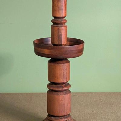 Hand Crafted Pedestal Candle Holder 