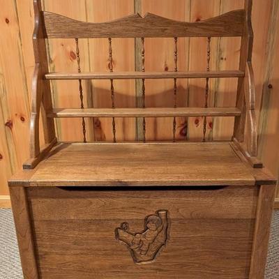 Children's Storage Bench 
