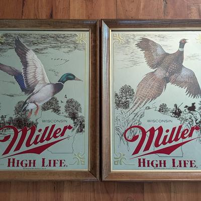 Miller High Life First Editions Sportsmen's Series Mirrors