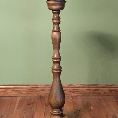 Hand Crafted Pedestal Plant Stand