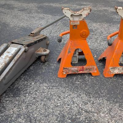 Floor Jack and Jack Stands