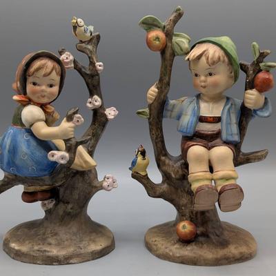 1940's Goebel Hummel Apple Tree Boy and Girl 