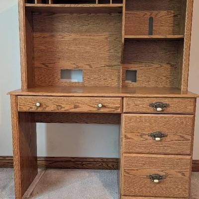 Desk and Hutch