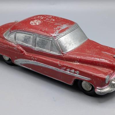 1950's Buick Roadmaster Metal Coin Bank