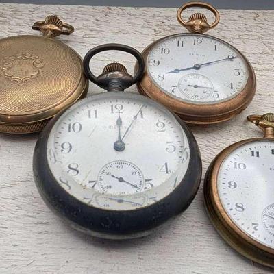 Elgin and Langendorf Pocket Watches