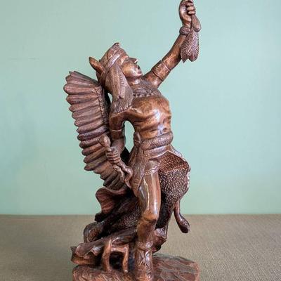 Hand Carved Native American Dancer