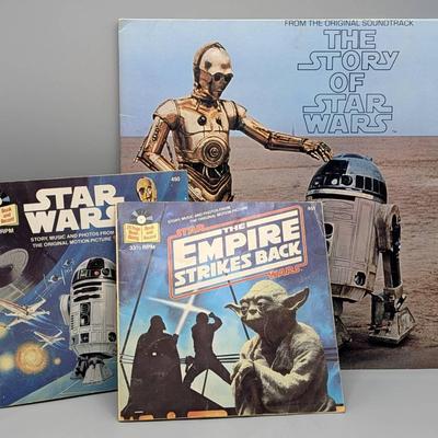 Star Wars Vinyl Records and Books