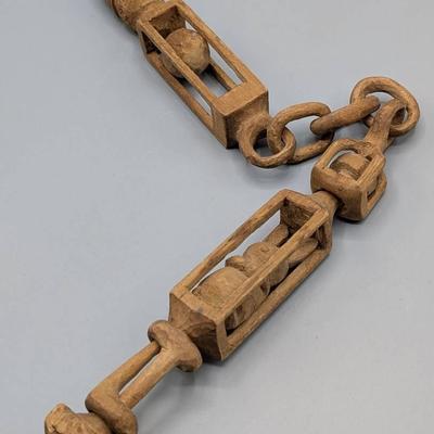 Hand Carved Whimsy Chain