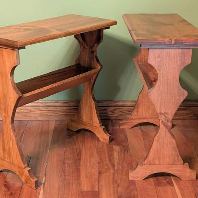 Hand Crafted Pine End Tables