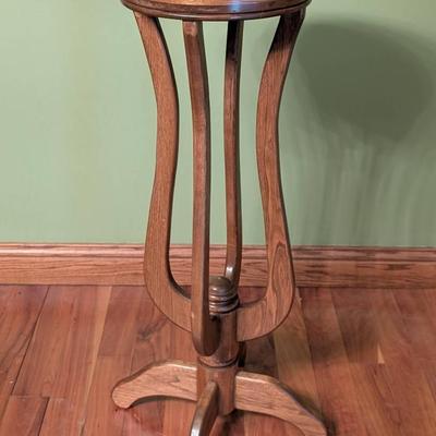 Hand Crafted Pedestal Plant Stand #1