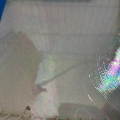Sale Photo Thumbnail #25: 12x12 iridescent stained glass