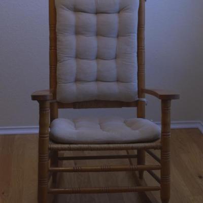 Oak rocking chair $25