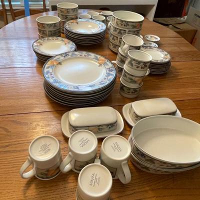 Pieces included in Mikasa Dinnerware, others are not pictured. 