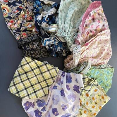 New, scrub caps/chemo caps, bouffant style, reversible 100% cotton.  $3 each or take all 9 for $18