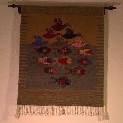 Sale Photo Thumbnail #22: Oaxacan hand woven rug 