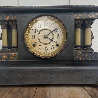 Adamantine Clock Patented Sept 7th 1880 Mantle Clock Seth Thomas 
