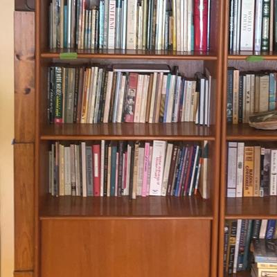 MCM Teak Bookcase with Cabinet (1)