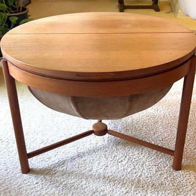 Westnofa Furniture, Award-Winning Norwegian Design Teak Sewing Table