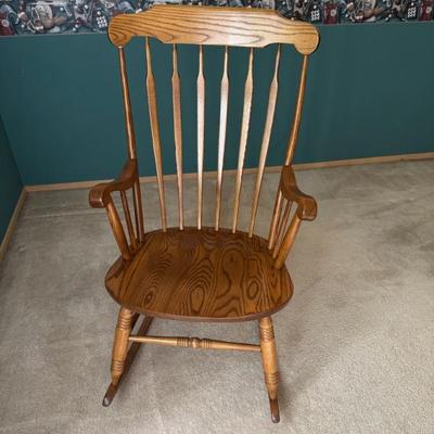Sale Photo Thumbnail #19: Wooden rocking chair