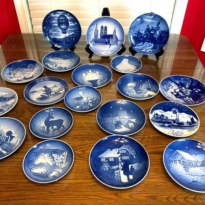 Blue Collectible Plates 