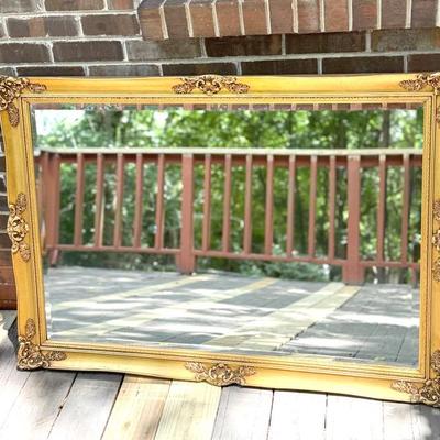 Large Gold Mirror 