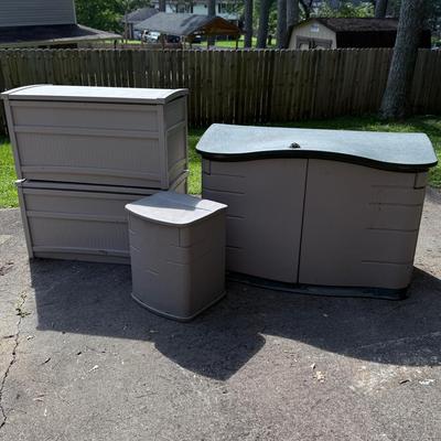 Rubbermaid And Suncast Storage 