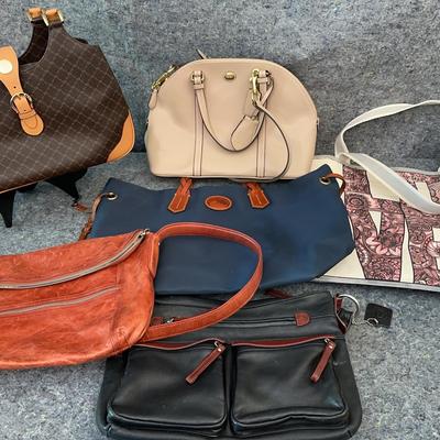 Handbag Lot | 6 Purses & Totes | Coach, Dooney & Burke, Osgoode, Hobo & Brighton
