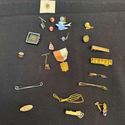 Men’s Pins, Money Clips And More | Gold Filled 10k Pins & 12KGF Pendant 